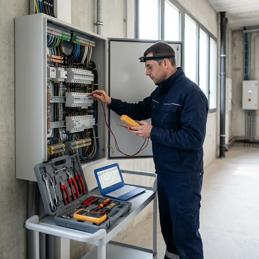 Étapes de notre intervention pour un court‑circuit