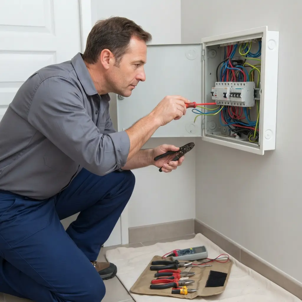 Comment se déroule l’intervention électrique à Breuillet, de la prise en panne jusqu’à la remise en service ?