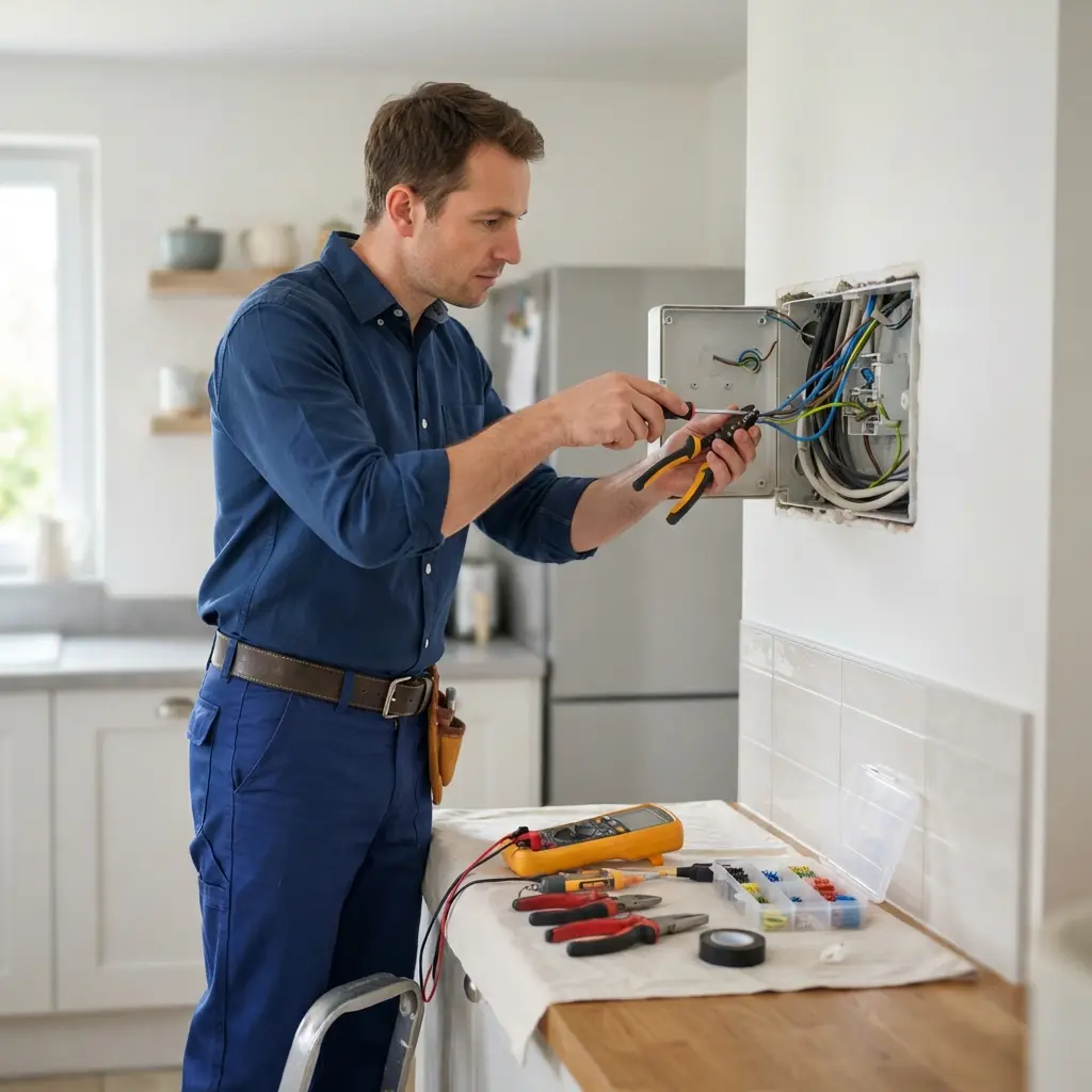 Notre équipe dispose d’une connaissance approfondie de la réglementation locale en matière d’électricité, ce qui nous permet de proposer des solutions conformes aux normes NF C 15‑100, et de garantir votre sécurité.