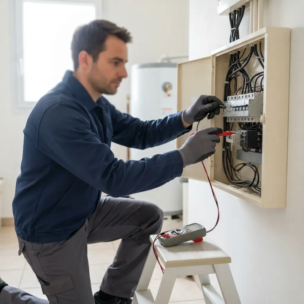 Comment se déroule l’intervention de notre électricien urgence à Neuville‑aux‑Bois