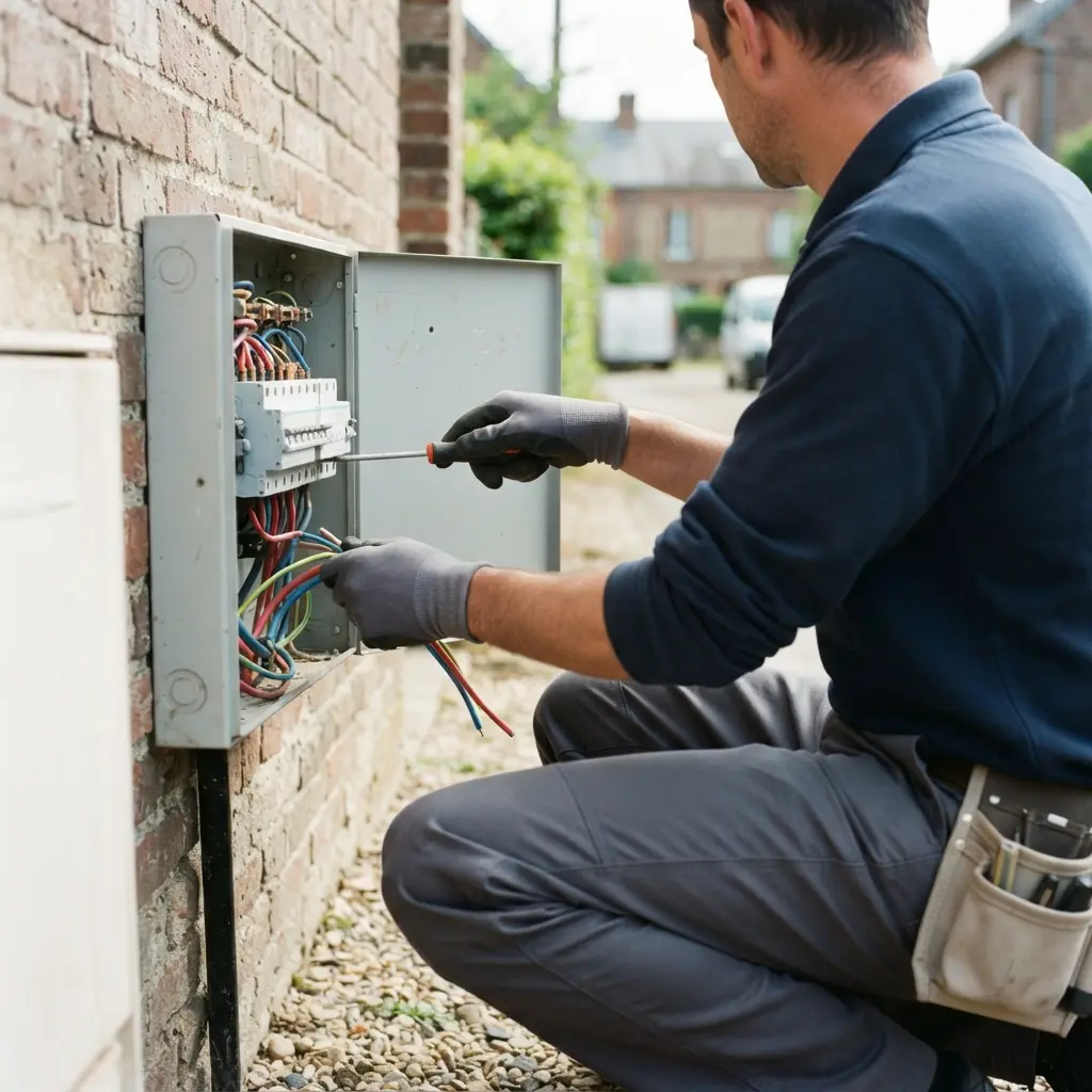 Comment se déroule l’intervention d’un Électricien urgence à Breteuil, de l’appel à la remise en service ?