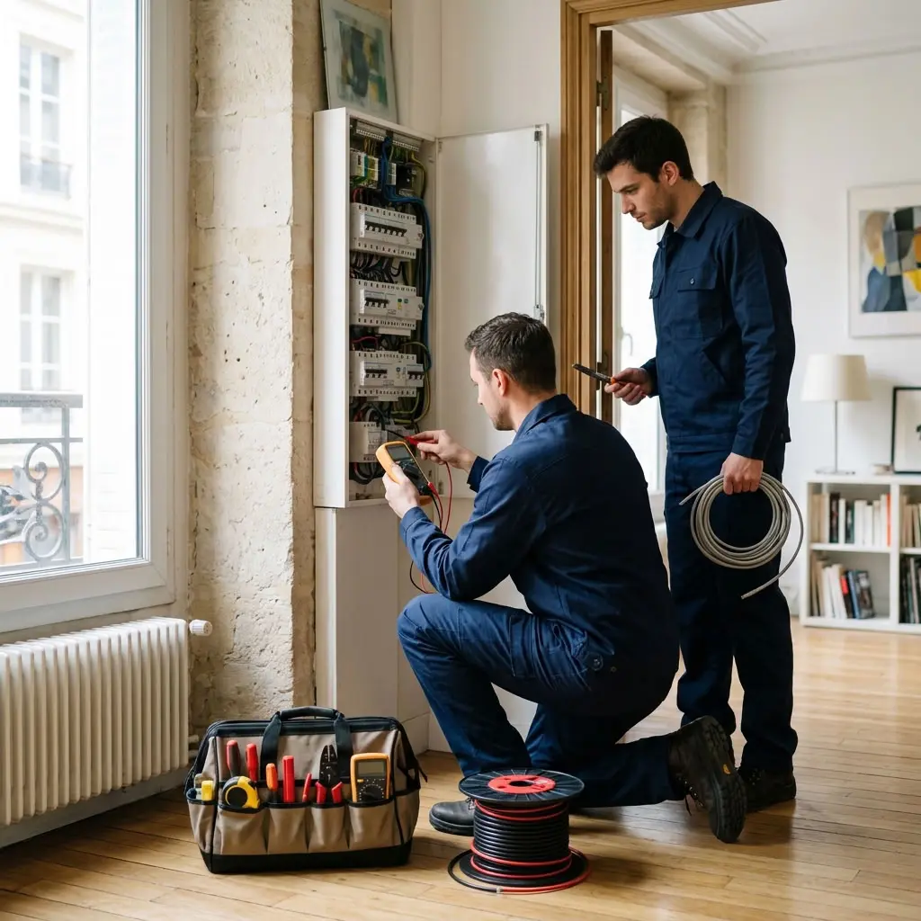 Gestes essentiels face à une anomalie électrique à Paris 9e