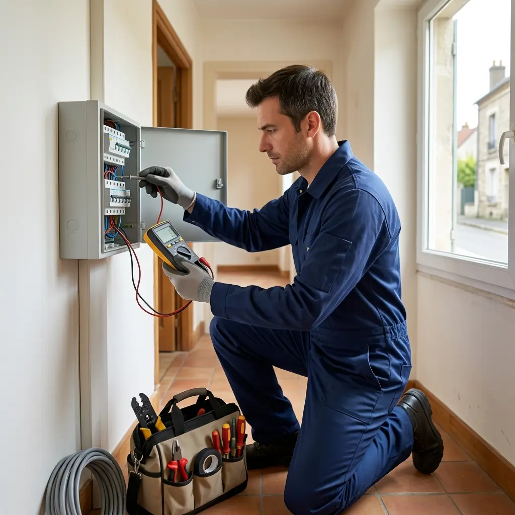 Réactions rapides à Hardricourt pour un dépannage électrique en urgence