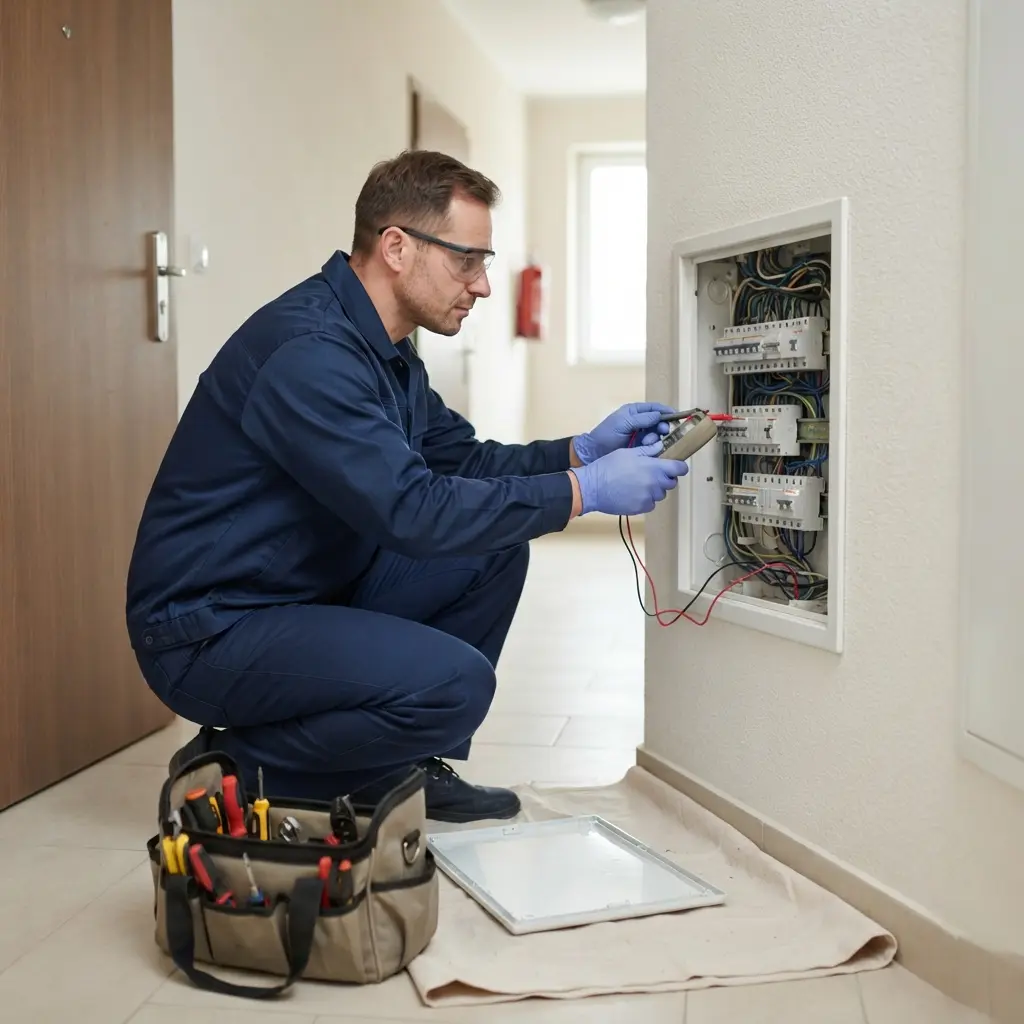 Déroulement de notre intervention d’électricien urgence à Palaiseau