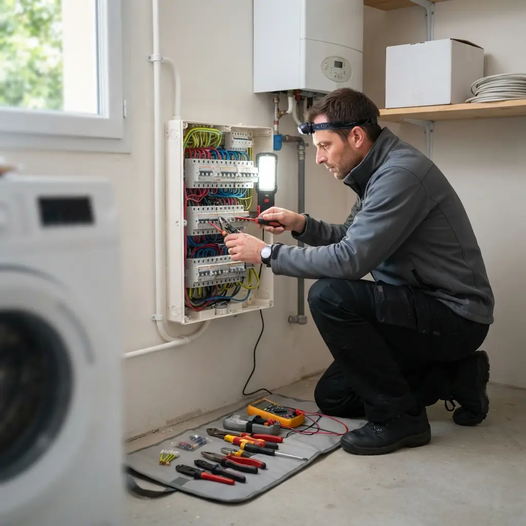 Les cinq étapes d’une intervention électriqu dans Varennes‑Jarcy