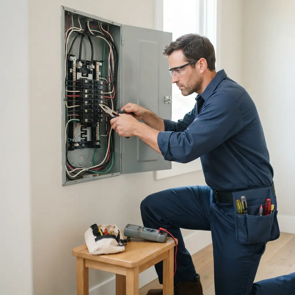 Comment se déroule l’intervention d’électricien à Boissy‑sous‑Saint‑Yon ?