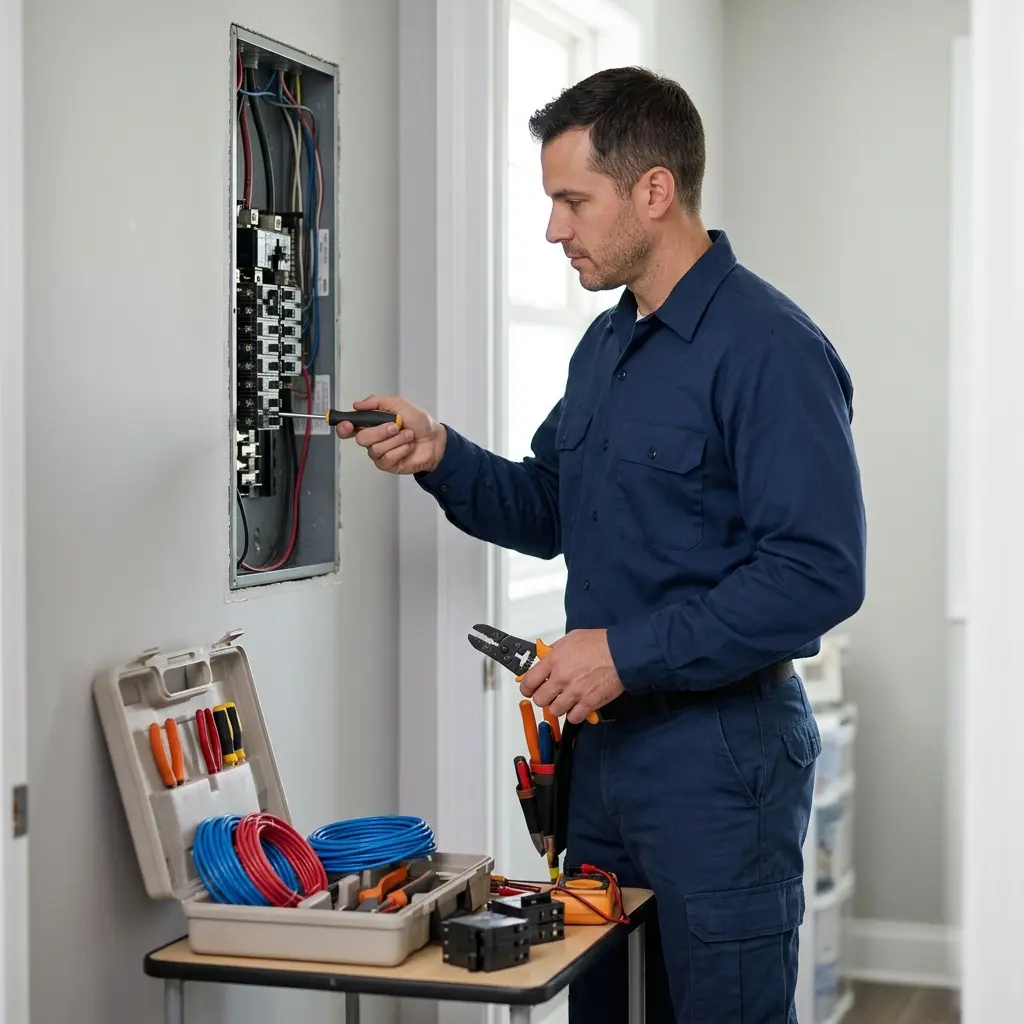 Comment se déroule l'intervention d'un électricien à Amilly ?