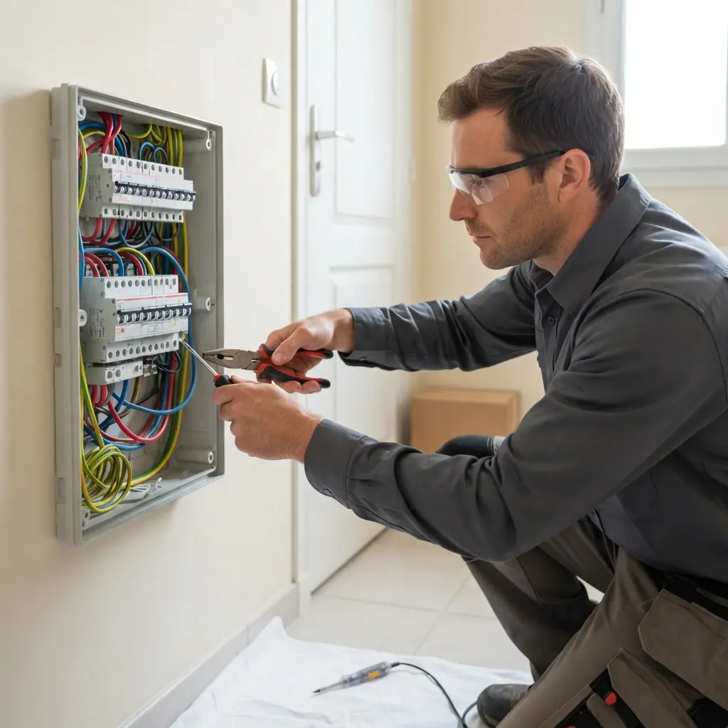 Comment se déroule l'intervention d'un électricien à Montataire ?