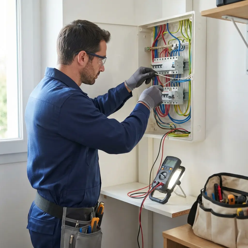 Comment se déroule l'intervention d'un électricien à Noyon ?