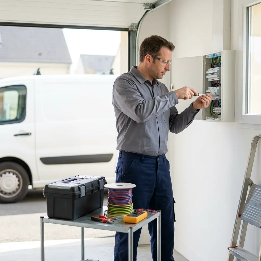 Comment se déroule l'intervention d'un électricien à Magnanville ?