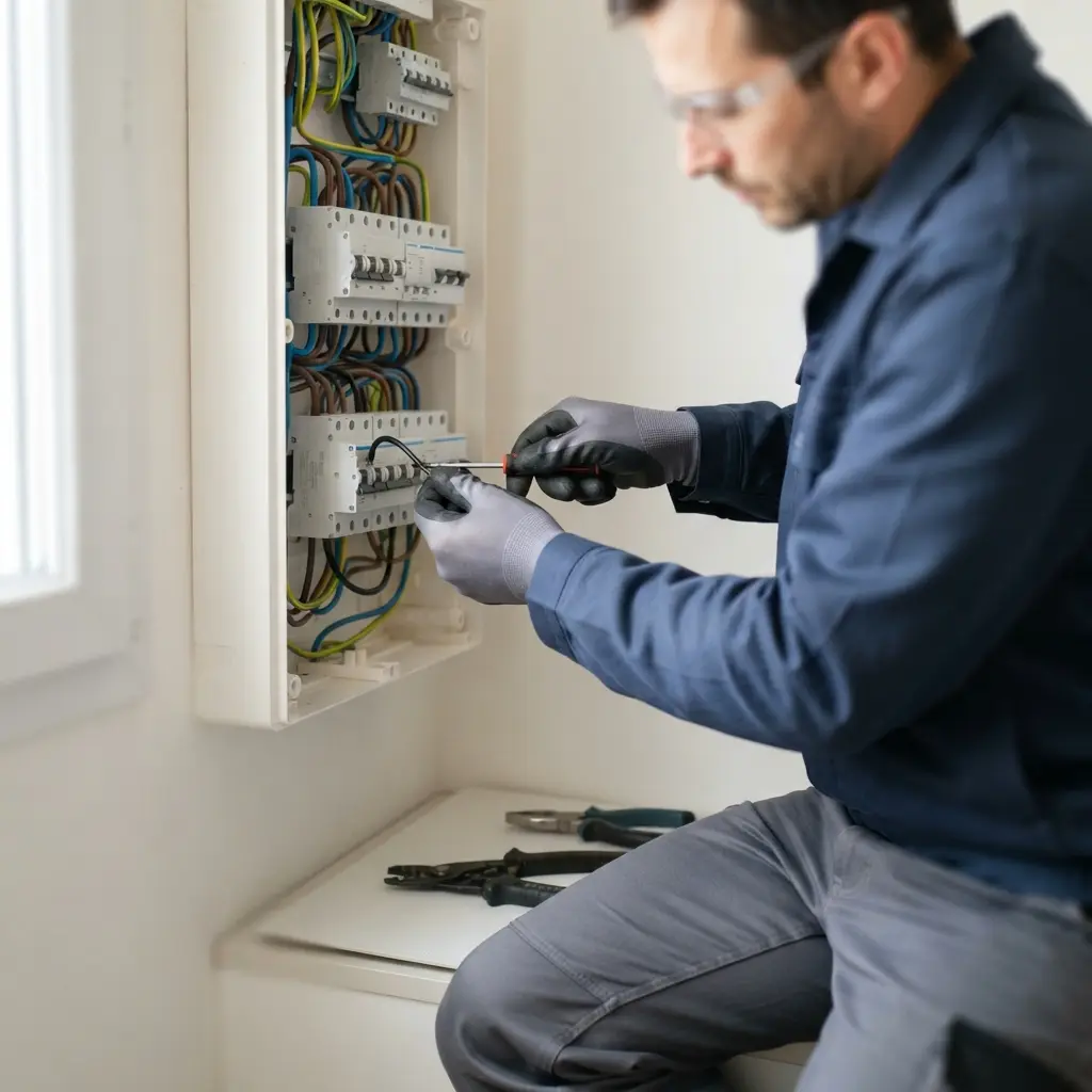 Comment se déroule la mise aux normes électrique à Fleury-les-Aubrais ?