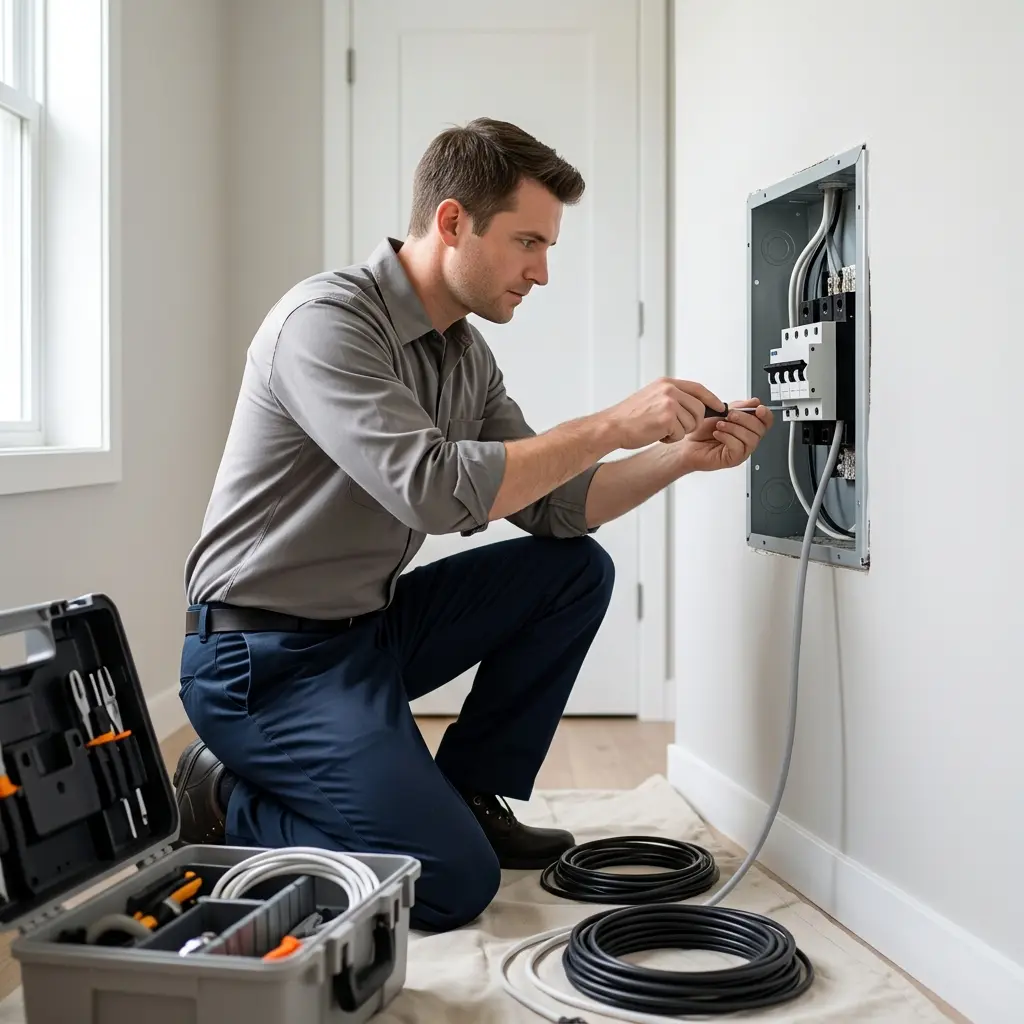 Quelle est l’enchaînement d’une mise aux normes électrique à Chevilly ?