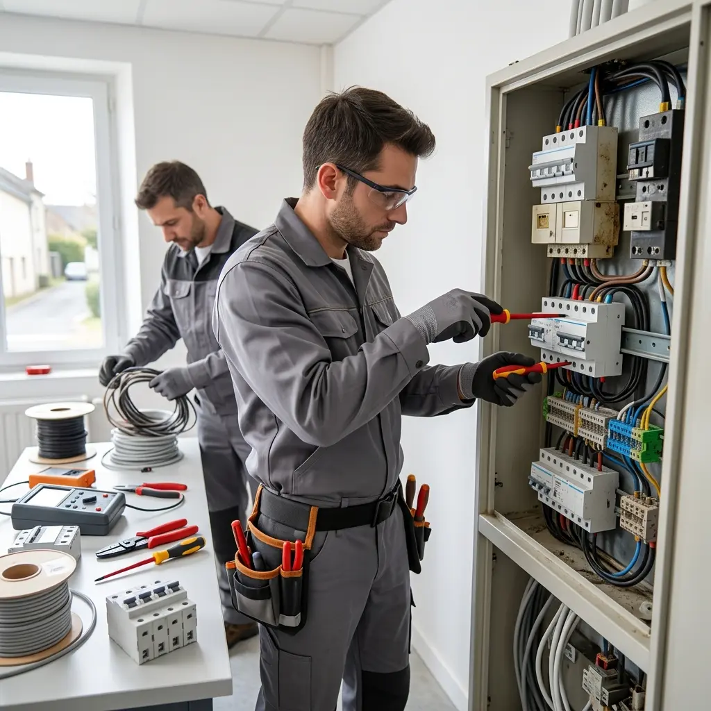 Comment se déroule l’intervention électrique à Saint-Benoît-sur-Loire ?