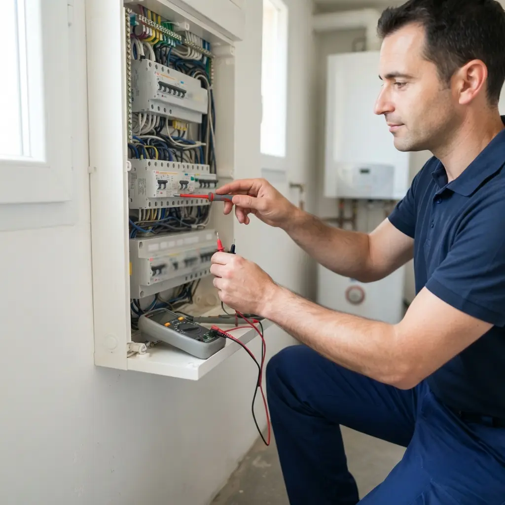 Processus de mise aux normes électrique à Lamorlaye