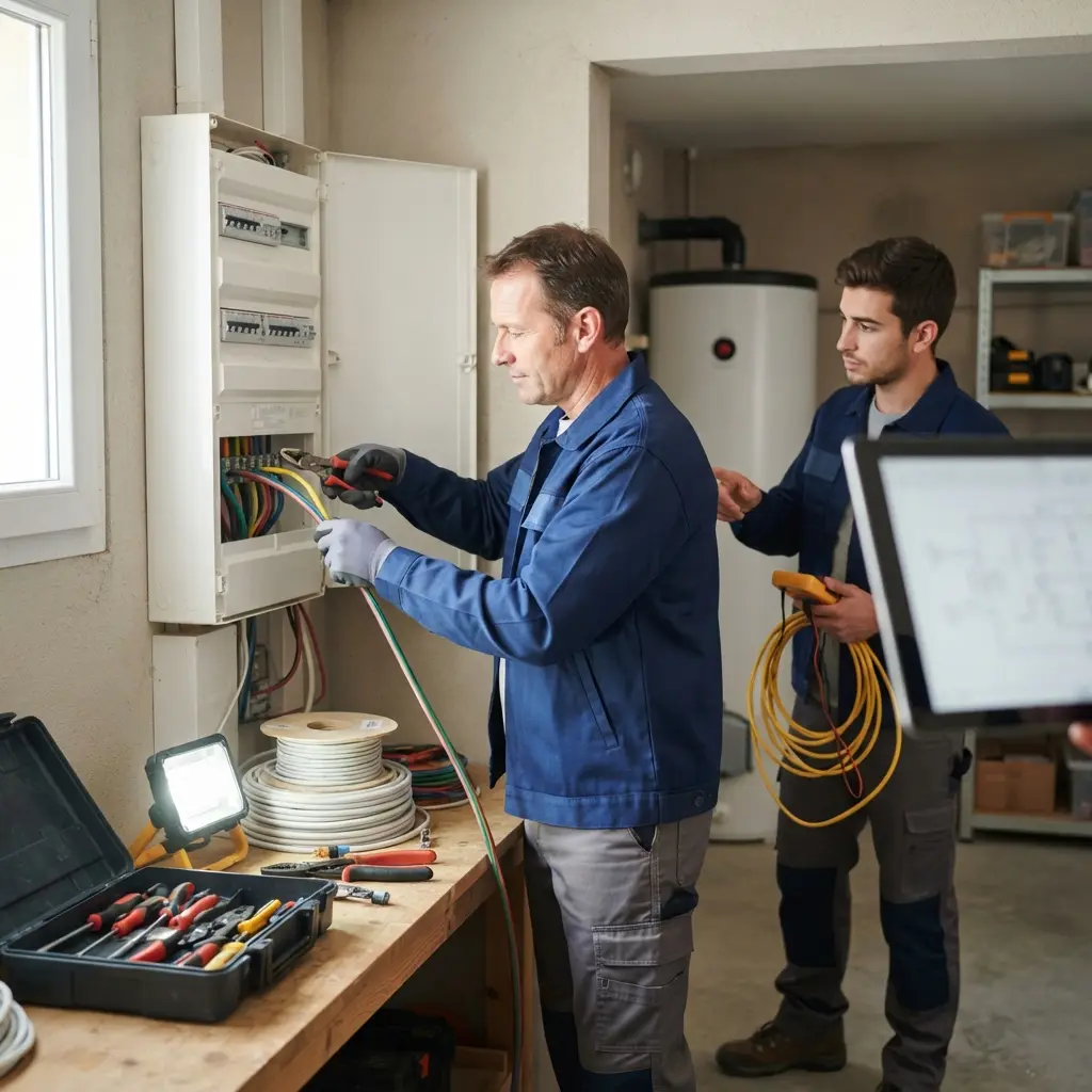 Comment se déroule la mise aux normes électrique à Cuise-la-Motte ?