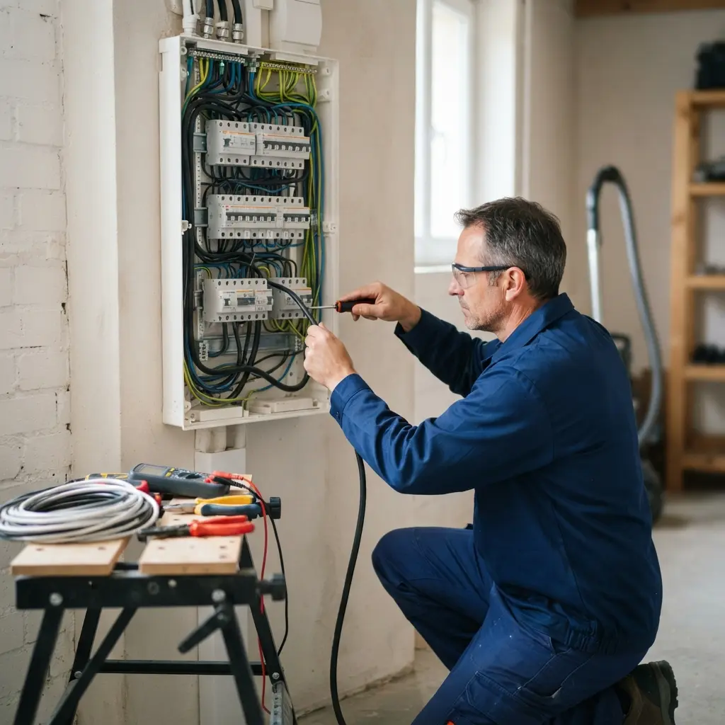 Comment se déroule l’intervention de mise aux normes électrique à Boran-sur-Oise ?