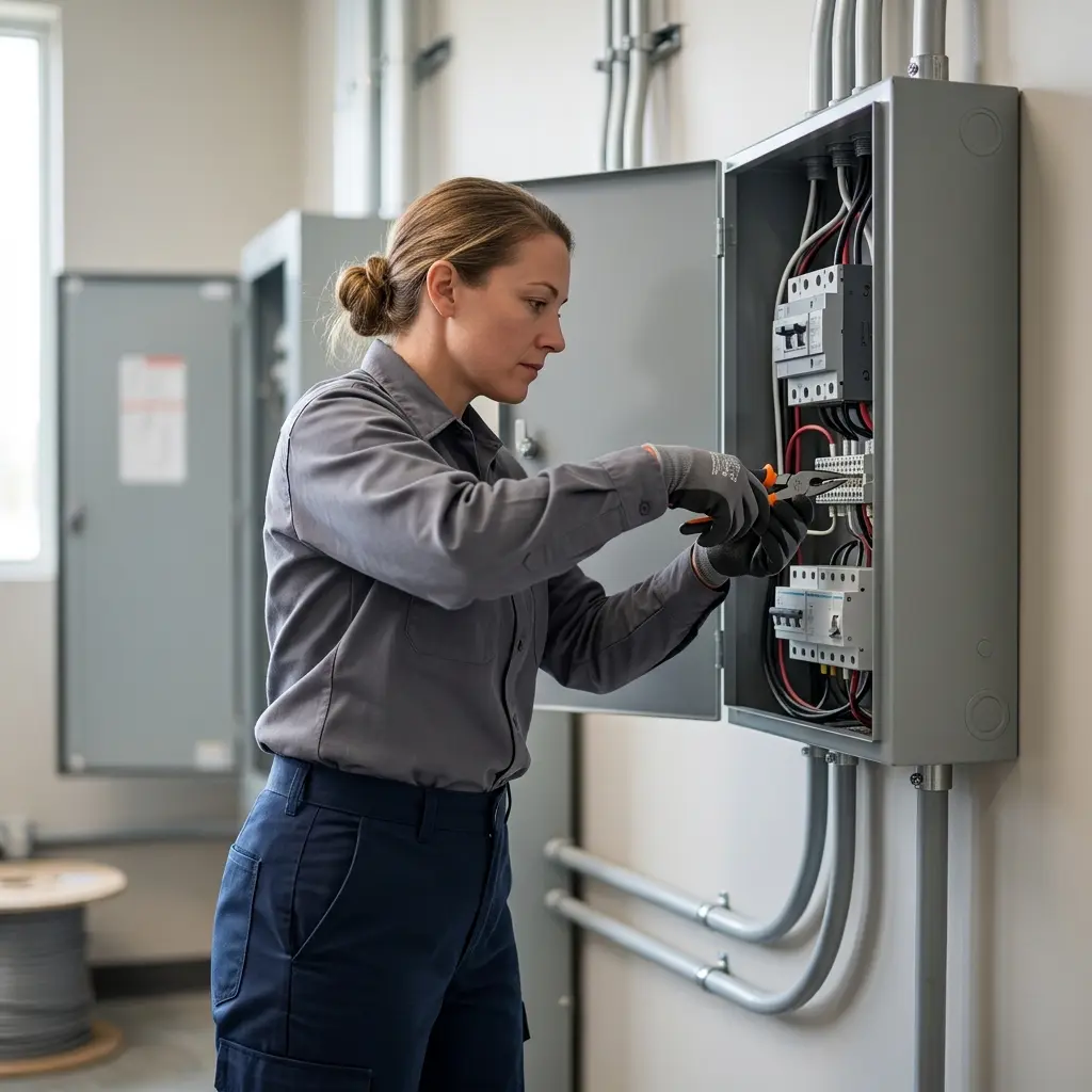 Comment se déroule l’intervention de mise aux normes électrique à Émerainville ?