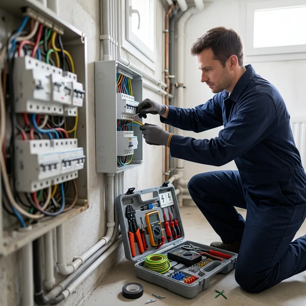 Comment se déroule la mise aux normes électrique à Vaires-sur-Marne ?