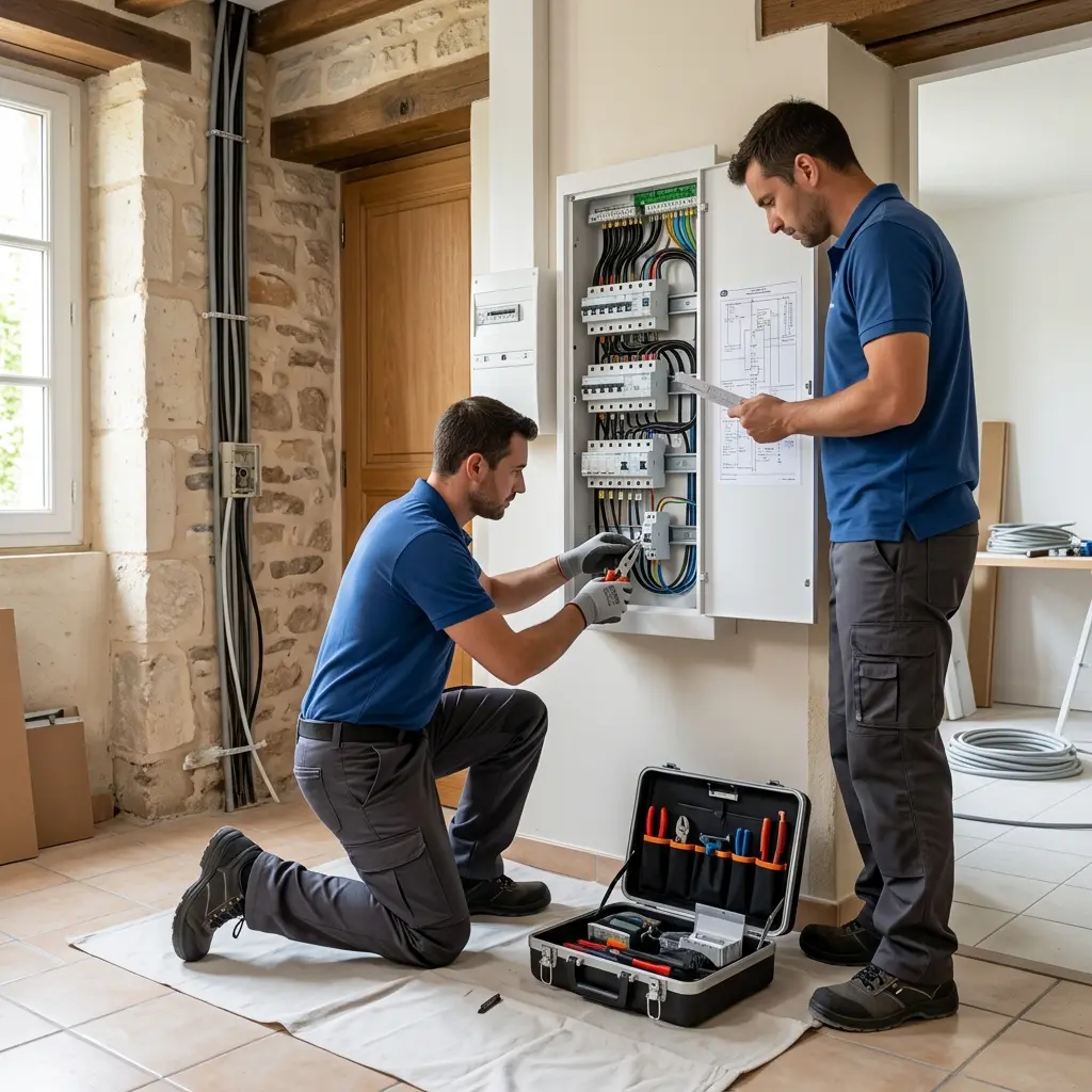 Notre approche pour la mise aux normes électrique
