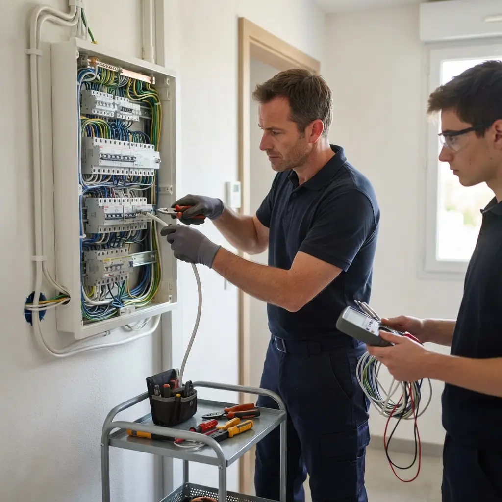 Mise aux normes électrique Quincy-Voisins (77860)