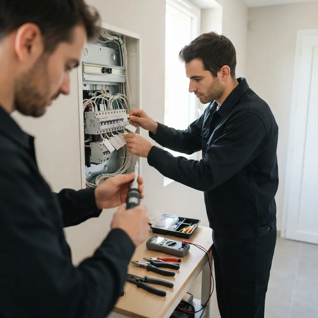 Comment se déroule la mise aux normes électrique à Plaisir