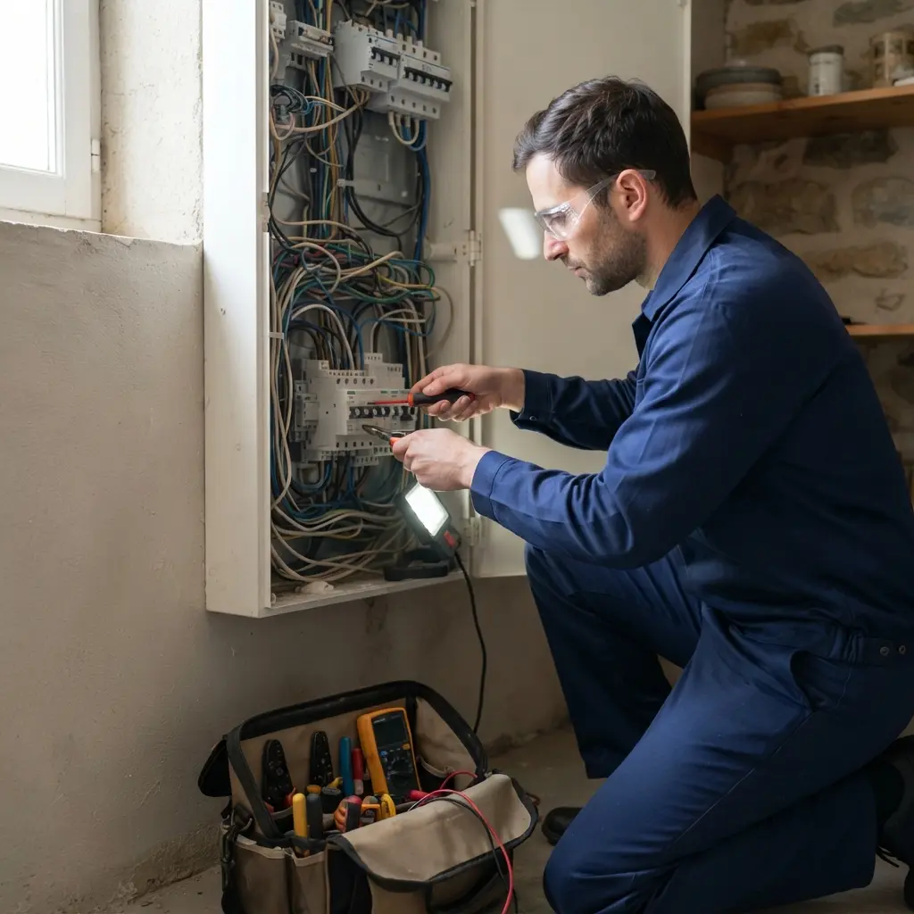 Processus de mise aux normes électrique