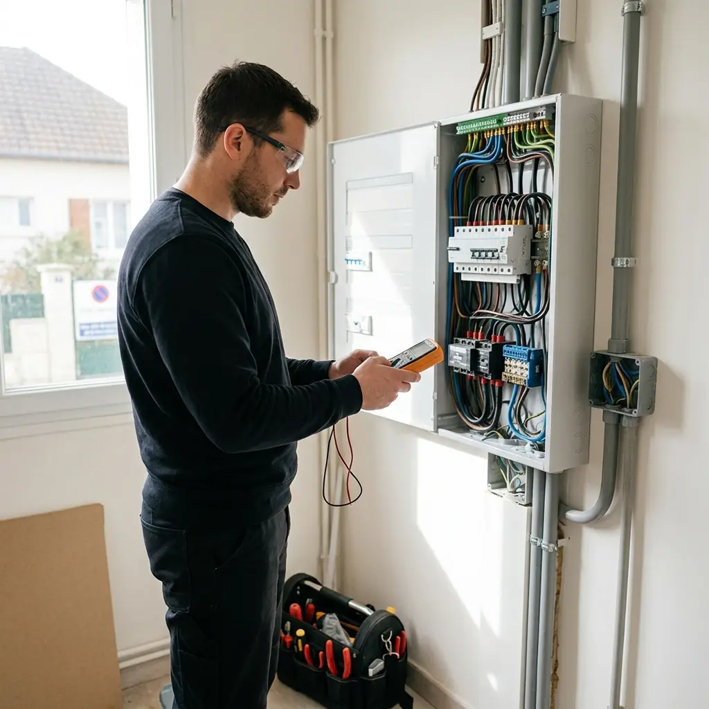 Nous assurons votre sécurité électrique à Lardy