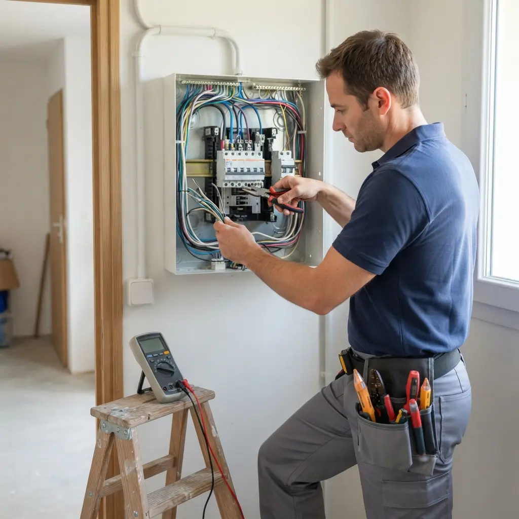 Que se passe‑t‑il quand vous demandez la mise aux normes électrique à Bièvres ?