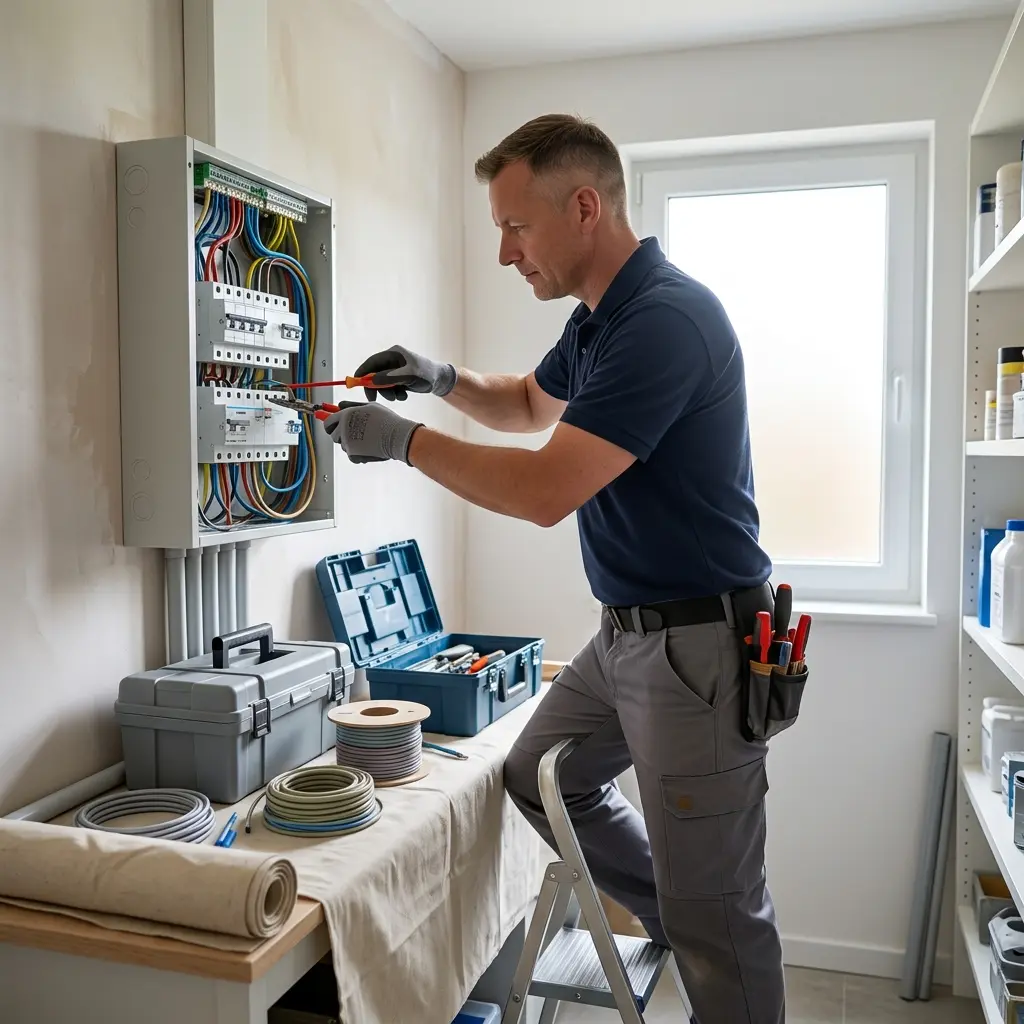 Solution sécuritaire pour la mise aux normes électrique à Champcueil