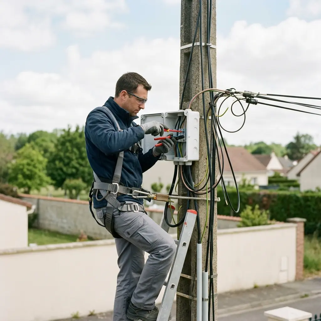 Comment se déroule l’intervention de mise aux normes électrique à Champcueil ?