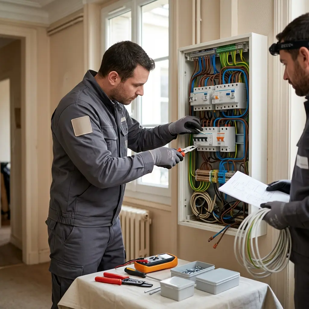 Notre approche de mise aux normes électrique à Gagny