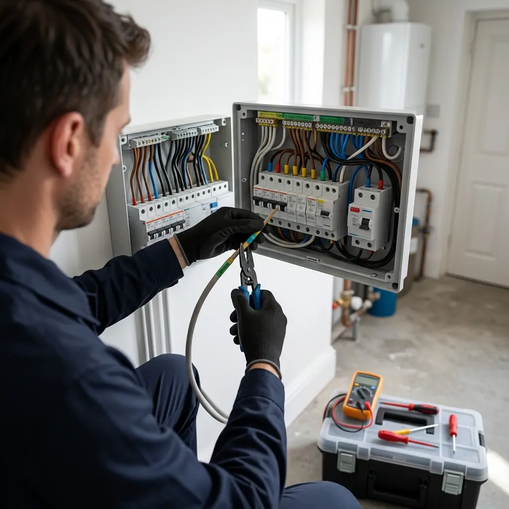 Comment notre équipe réalise la mise aux normes électrique à Deuil-la-Barre