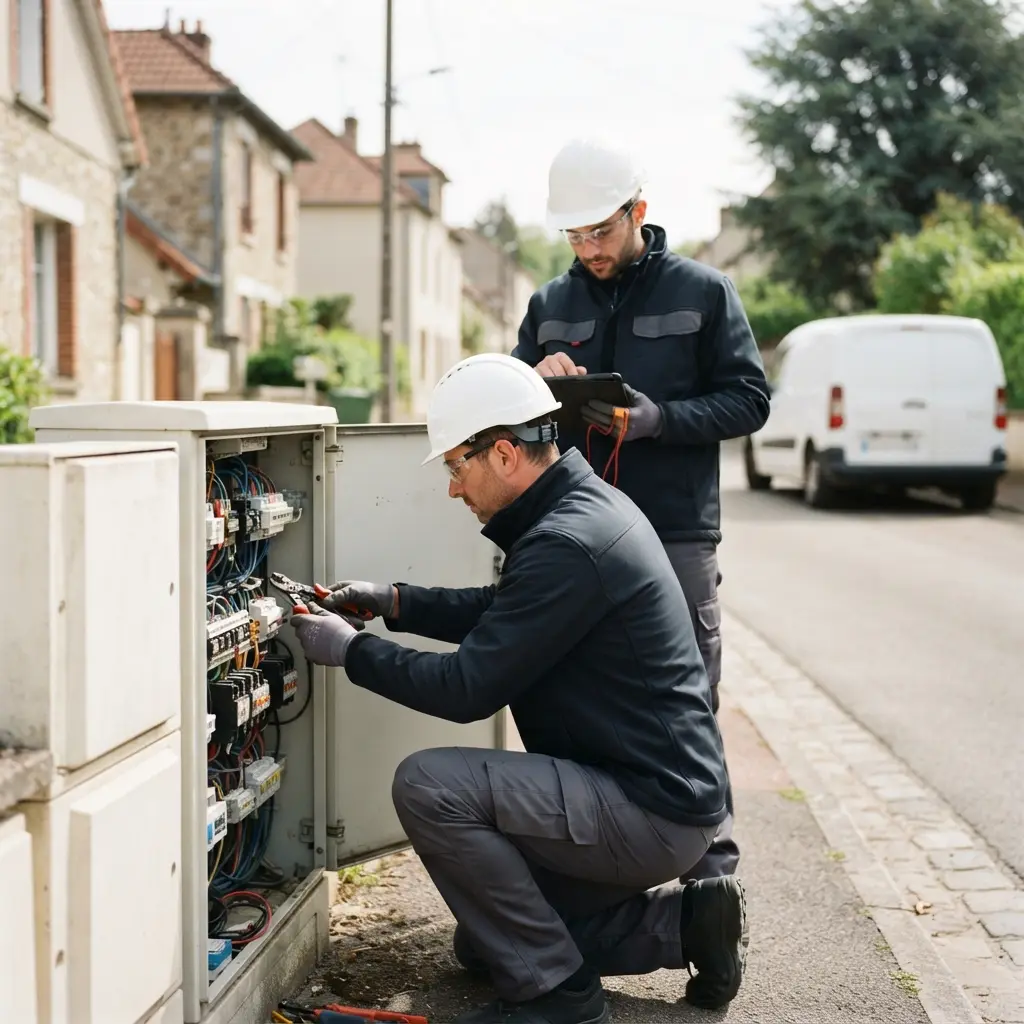 Quelles étapes suit notre intervention pour une panne de courant à Maignelay-Montigny ?