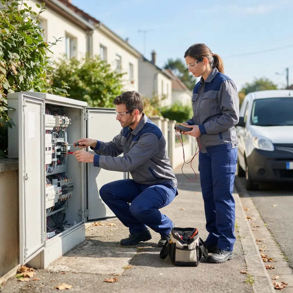 Comment se déroule l’intervention à Chevrières pour une panne de courant