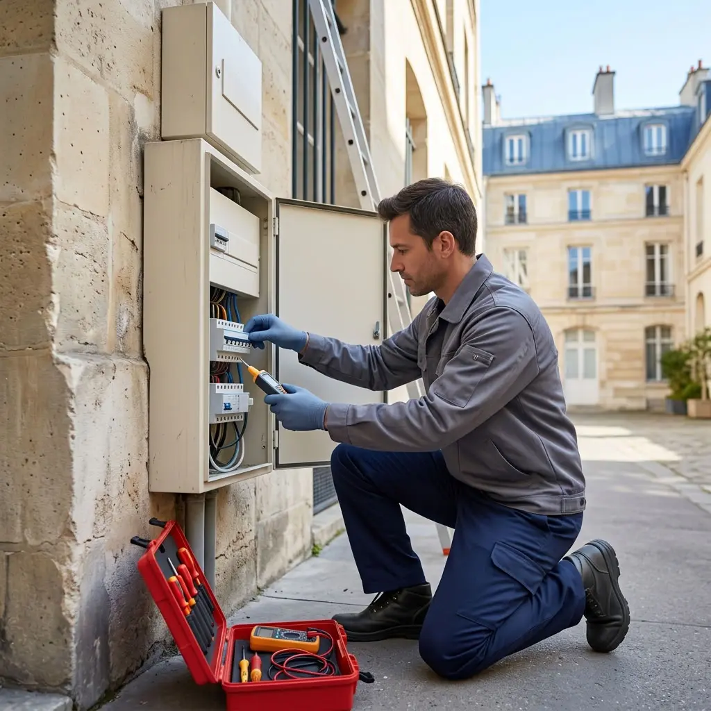 Quelles sont les étapes pour gérer une panne de courant à Paris 4 ?