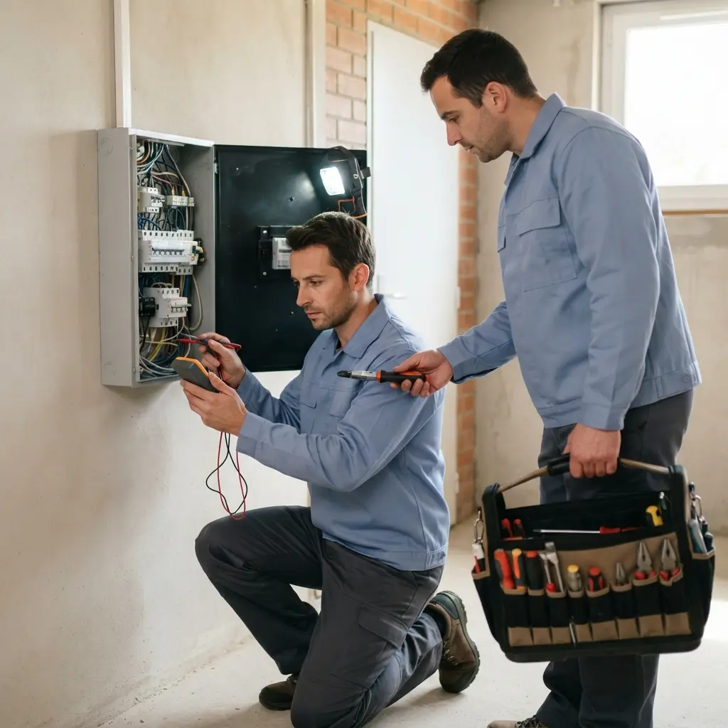 Comment se déroule l’intervention d’un électricien à Montry ?