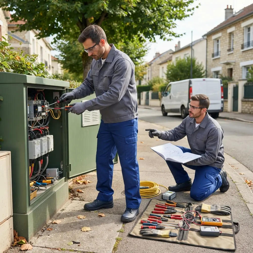 Panne de courant Vaux-sur-Seine (78740)