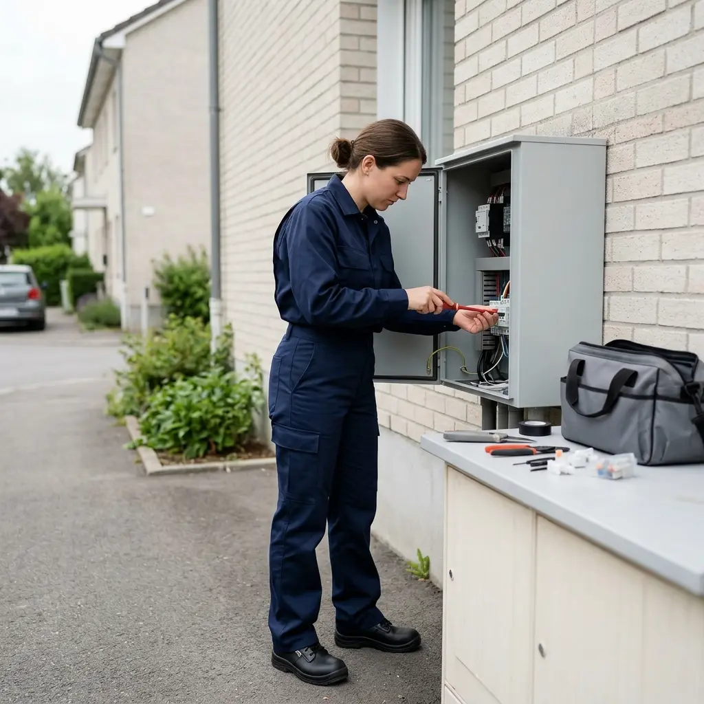 Comment se déroule l'intervention de réparation dans les quartiers à Plessis‑Pâté