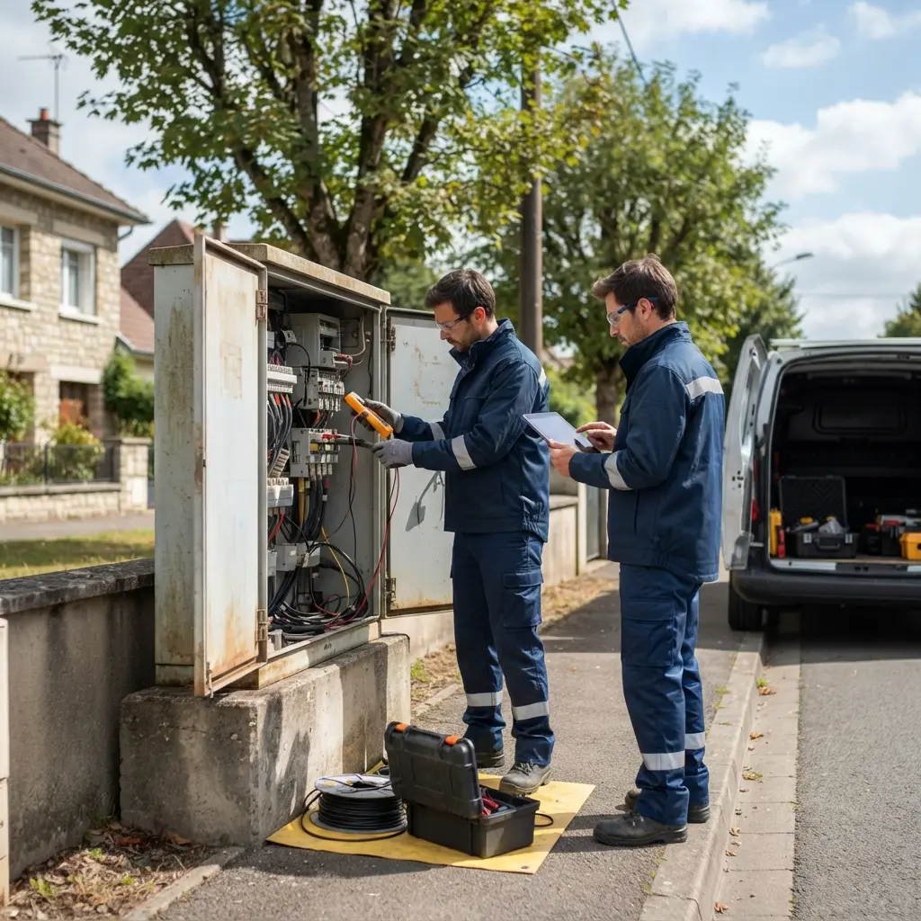 Comment se déroule l’intervention à Saint-Germain-lès-Corbeil ?