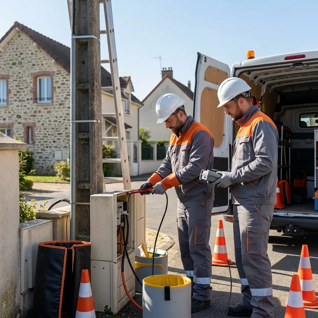 Notre méthode pour rétablir l’électricité à Égly