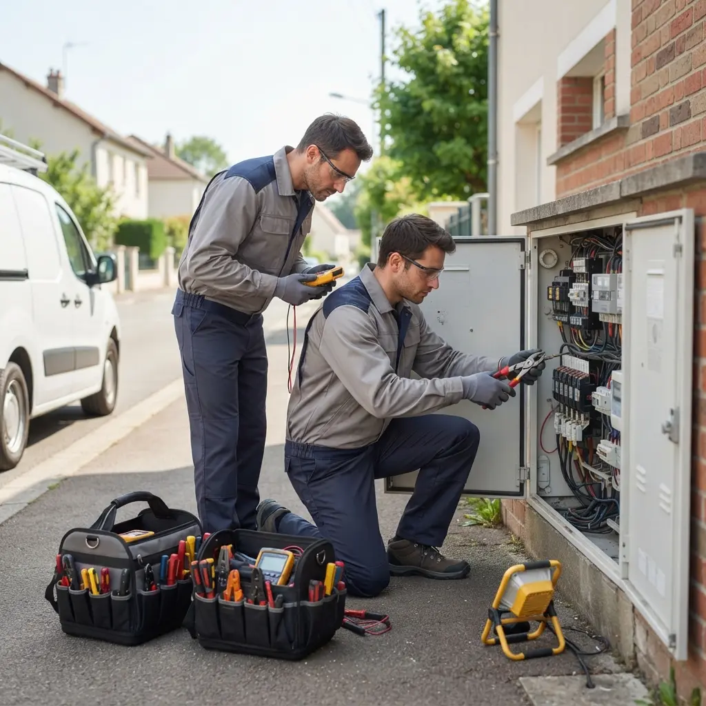 Comment réagir face à un problème électrique à Fleury-Mérogis ?