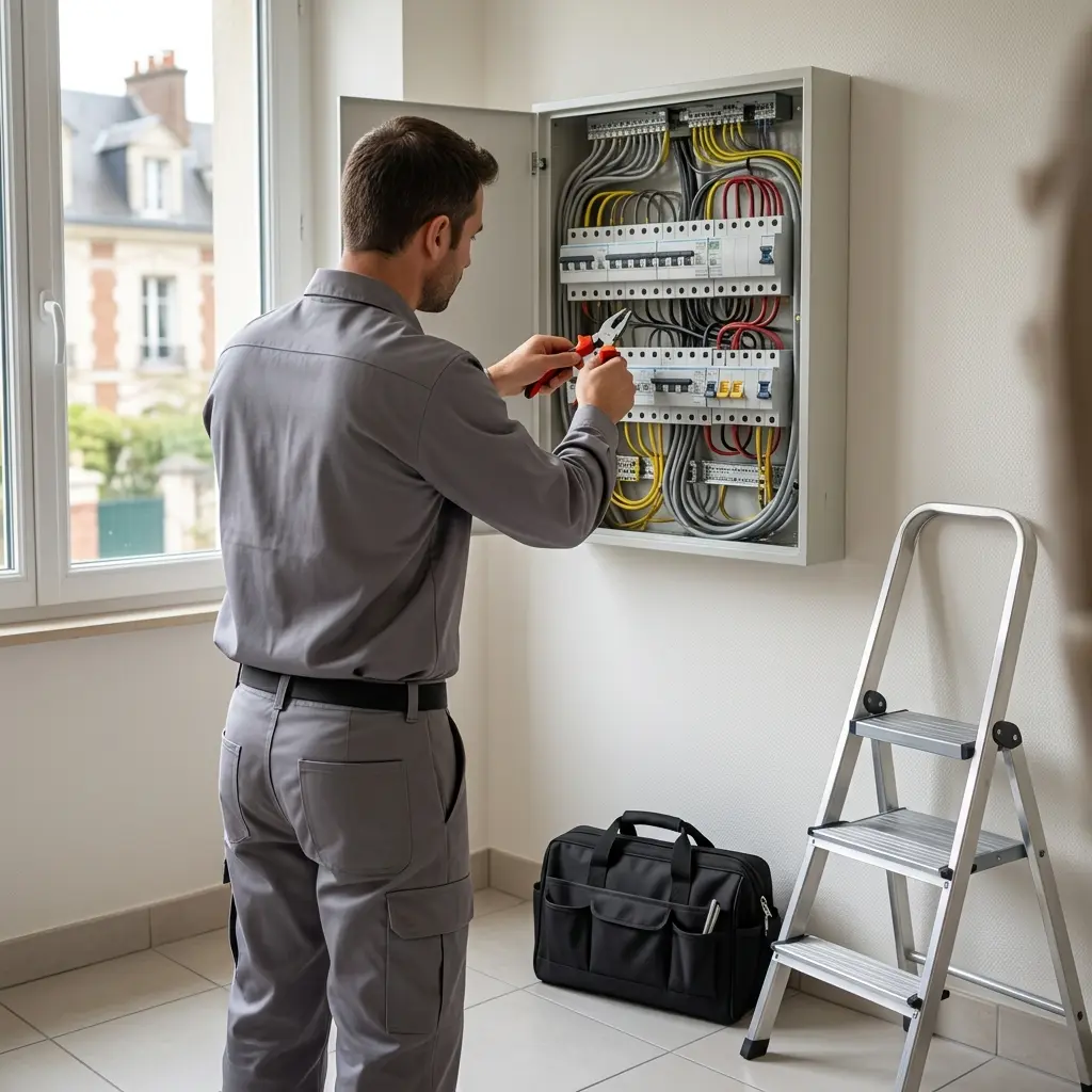 Comment se déroule l’intervention d’un électricien à Sceaux ?