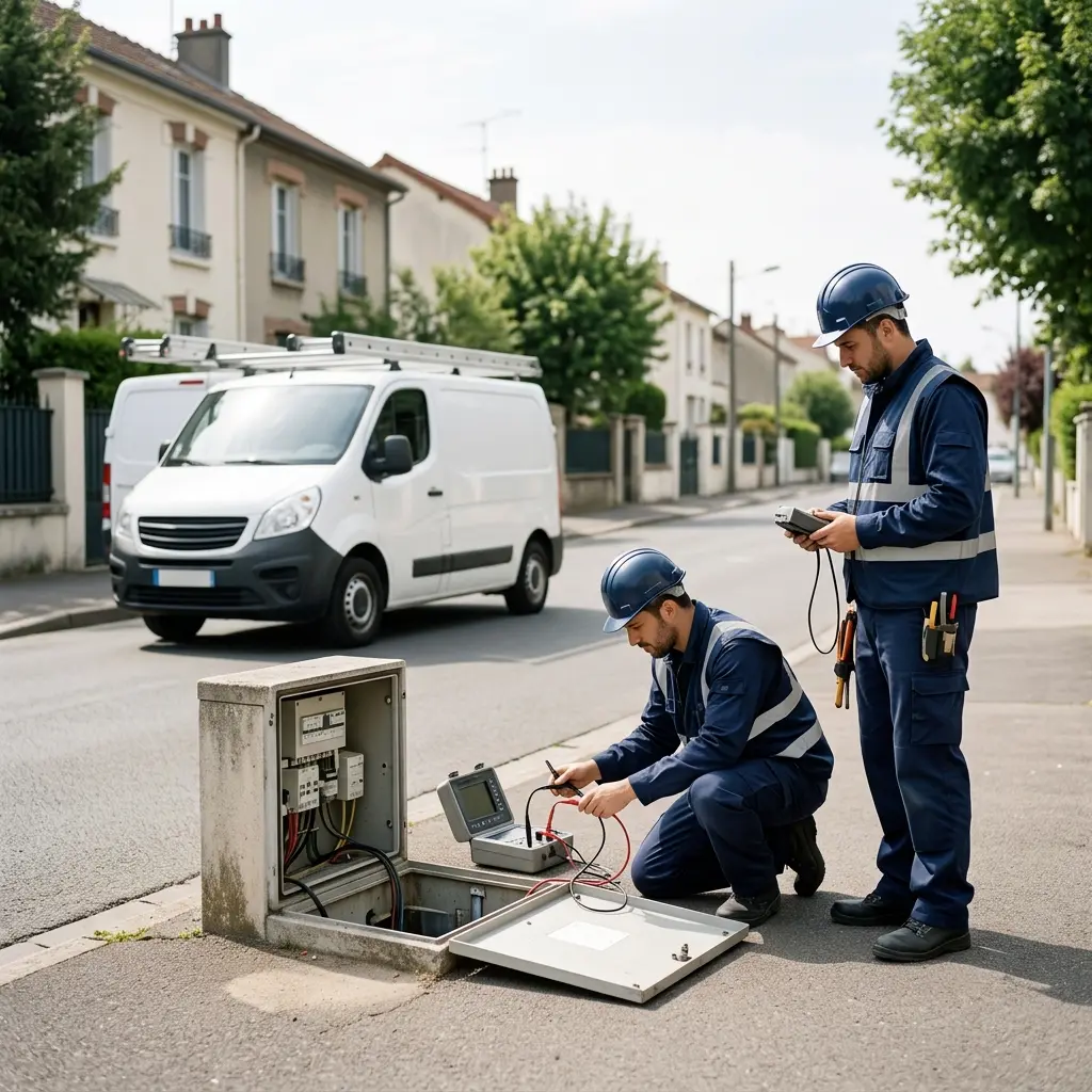 Notre démarche lors d’une panne de courant à Drancy, de la reconnexion à la mise aux normes