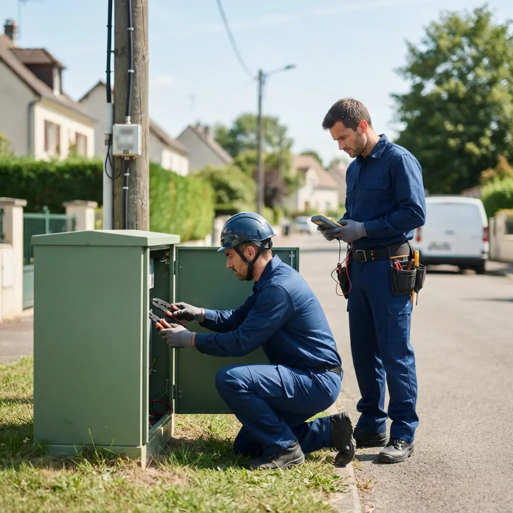 Comment se déroule l’intervention d’électricité à Santeny ?