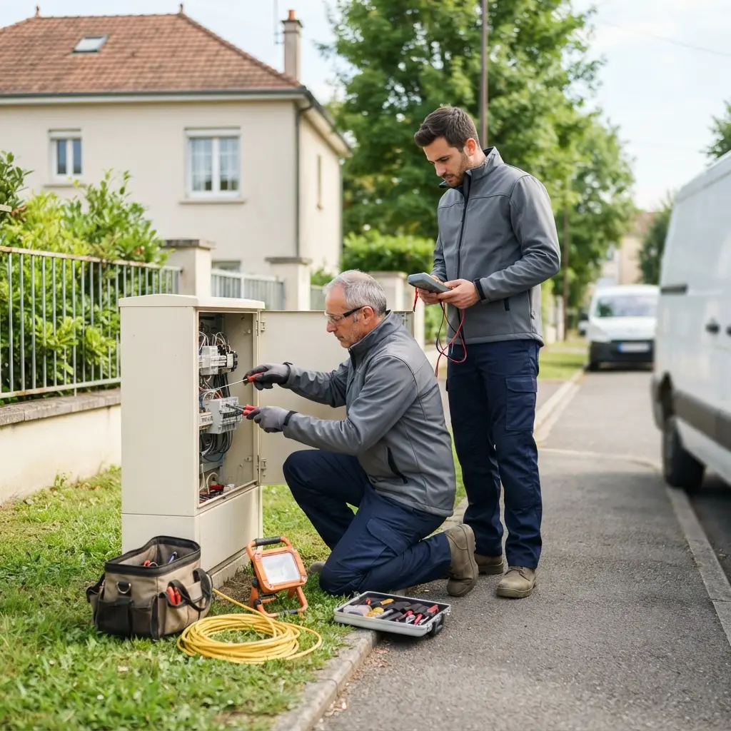 Comment se déroule l’intervention à Villecresnes en cas de panne de courant ?