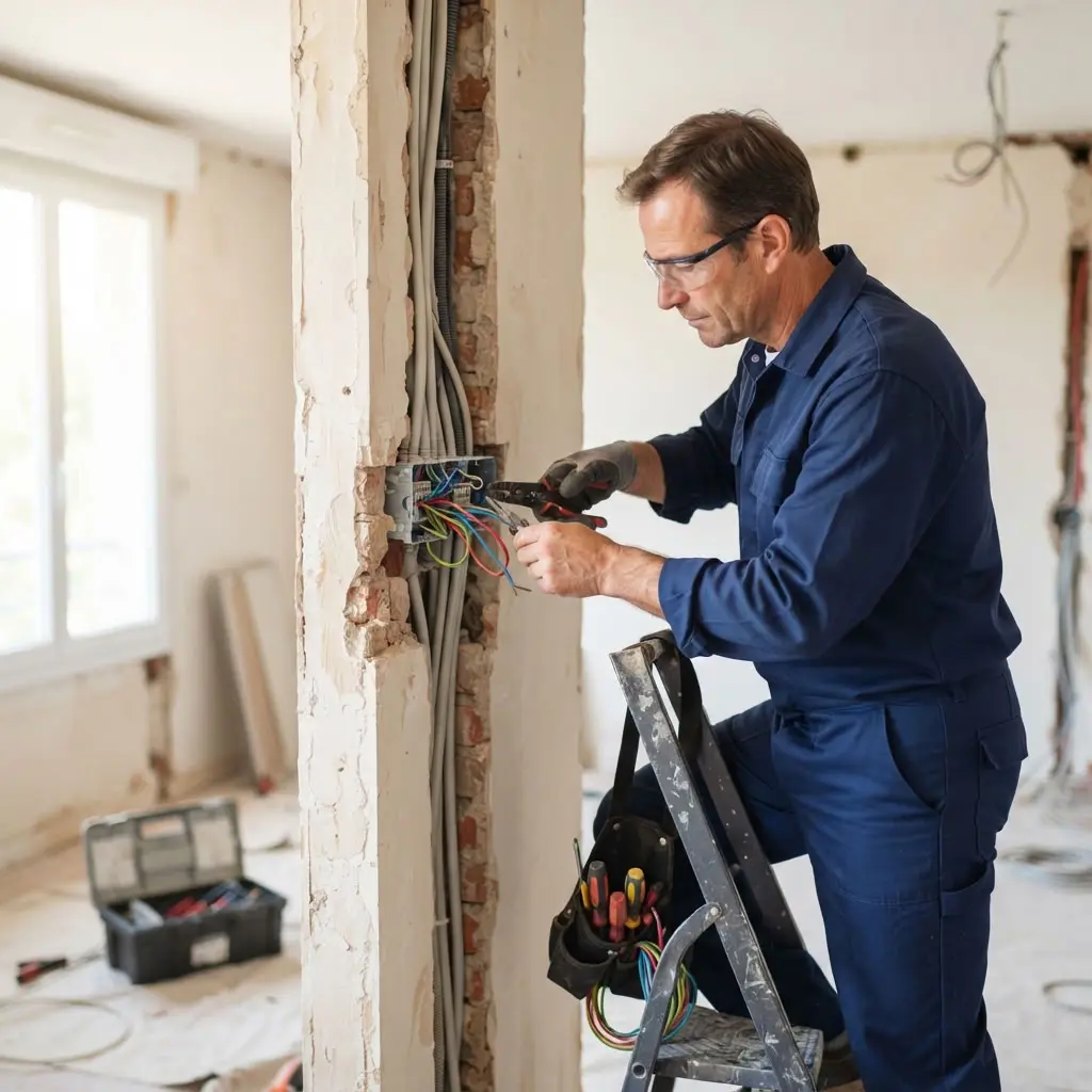 Méthode terrain pour refaire l'électricité