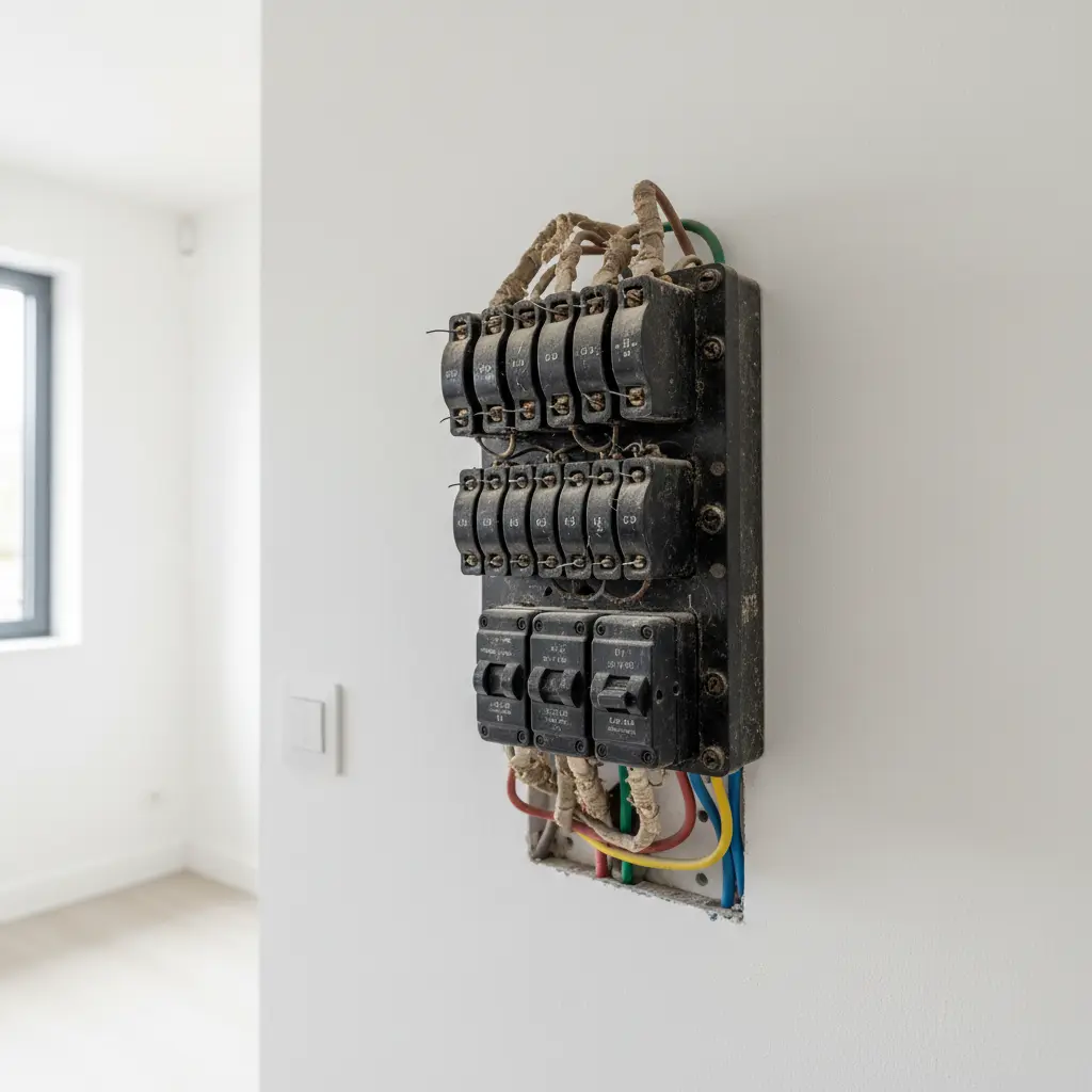 Un tableau électrique très ancien