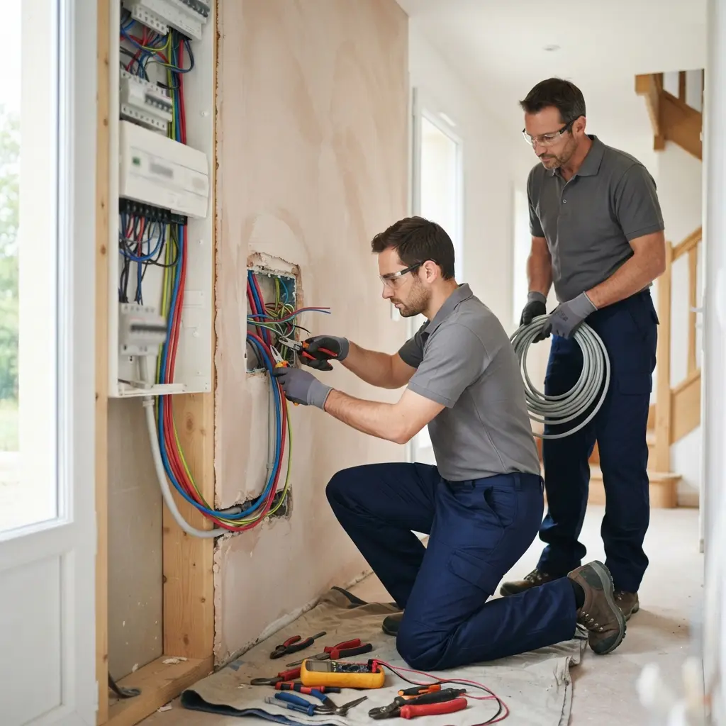 Refaire l'électricité Baule (45130)