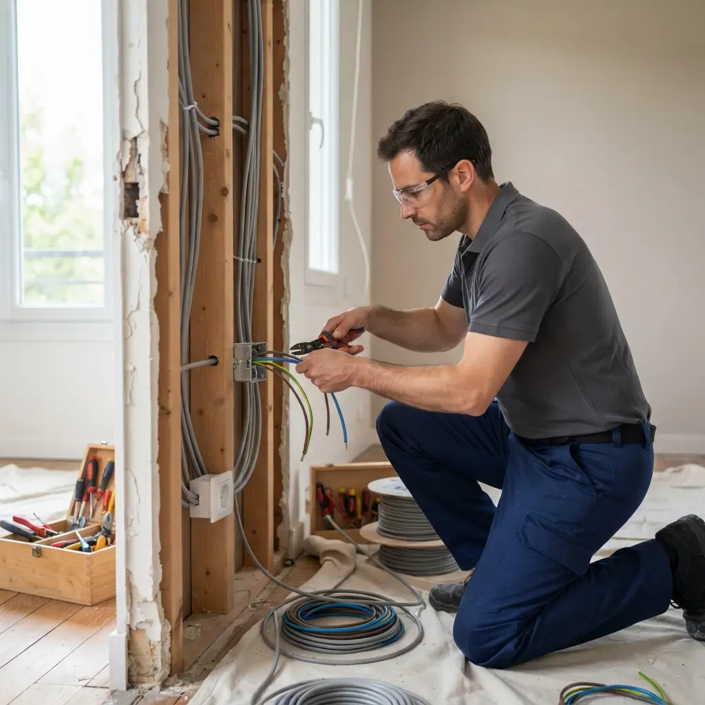Notre méthode pour refaire l'électricité à Saint‑Ay