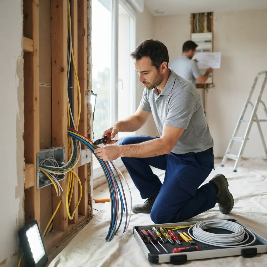 Comment se déroule le chantier électrique à Ingré ?